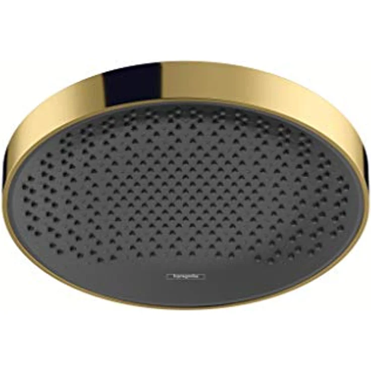 hansgrohe Rainfinity 1jet Kopfbrause, gold/graphit, 360 mm mit PowderRain Strahlart und Antikalksystem – Bild 1