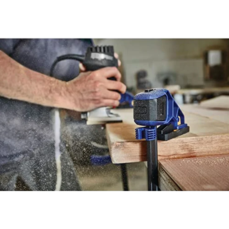Irwin 10505942 XP Einhand-Zwinge 150 mm, extrem Haltekraft 250 kg, Spreizfunktion – Bild 7