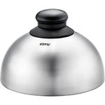 Gefu Burger- und Schmelzglocke BBQ, Abdeckhaube aus hochwerigem Edelstahl