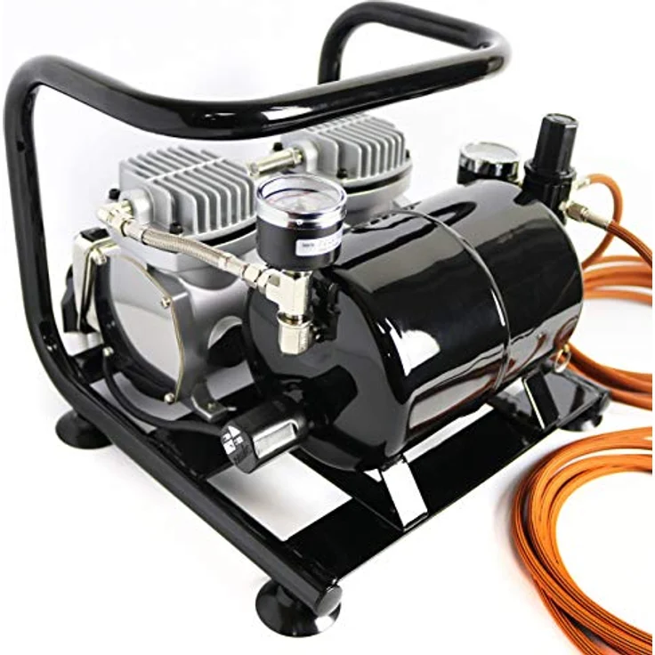 Kompressor Airbrush Sparmax AC-500 Tank Druckluft Kompressoren – Bild 5
