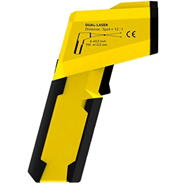 TROTEC BP21 Infrarot Thermometer, Pyrometer, Temperaturmessgerät -35 °C bis +800°C, Berührungslos Thermometer Digital LCD, Hintergrundbeleuchtbares Display – Bild 3