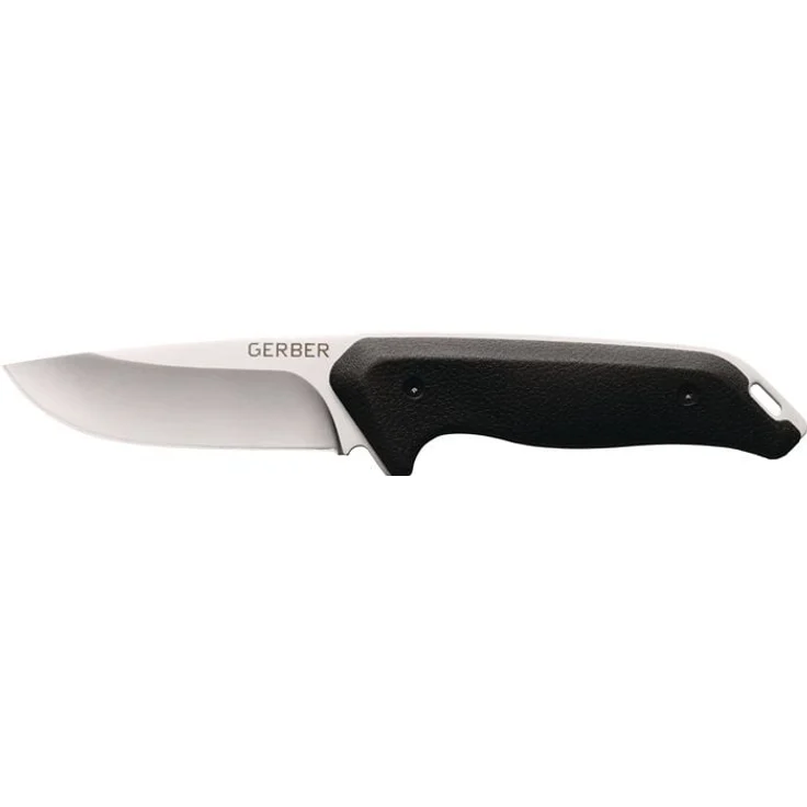 Fiskars Universalmesser MOMENT, 90 mm Drop-Point-Klinge aus rostfreiem Stahl, gummierter Griff, Gesamt-L. 218 mm, Kartonbox