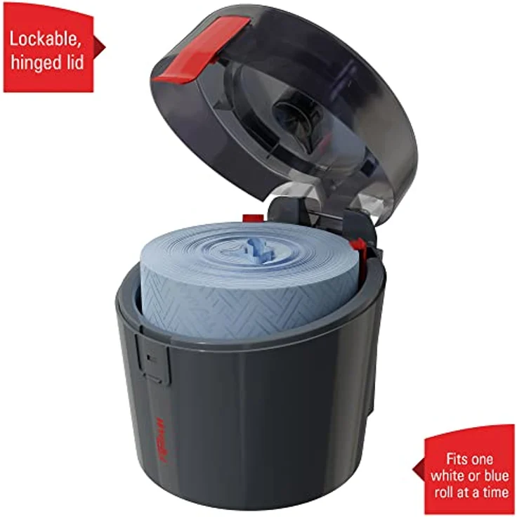 WypAll Reach PLUS General Clean 6521, Zentralentnahmespender mit Einzelblattentnahme für weiße oder blaue Rollen, hygienisch und nachhaltig – Bild 4