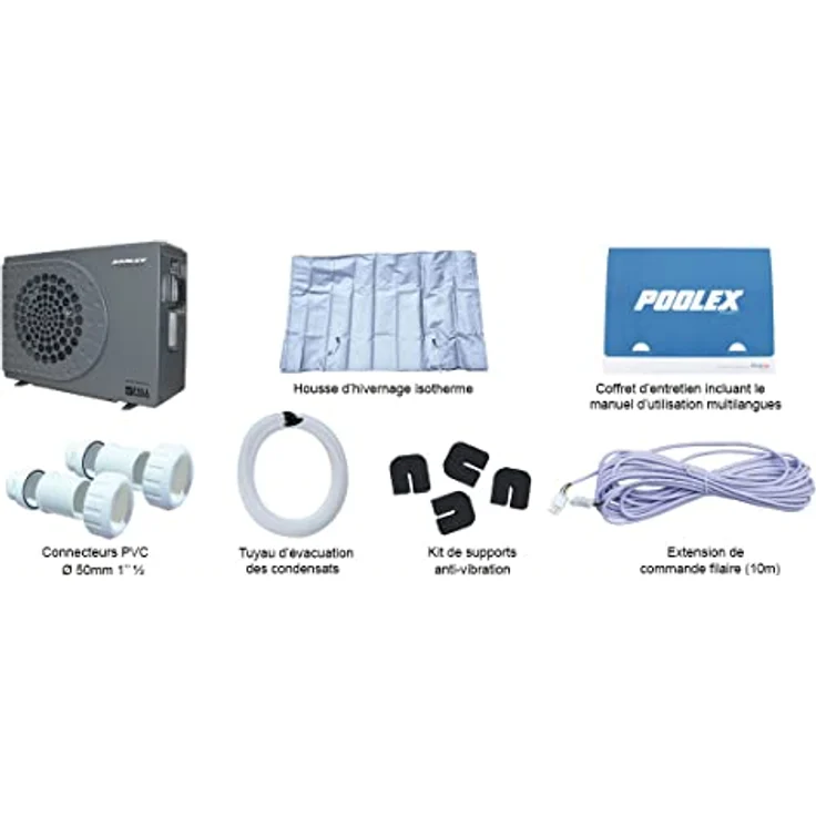 POOLEX Wärmepumpe Jetline Selection Inverter-Modell 75, Grau - Preisvergleich – Bild 5