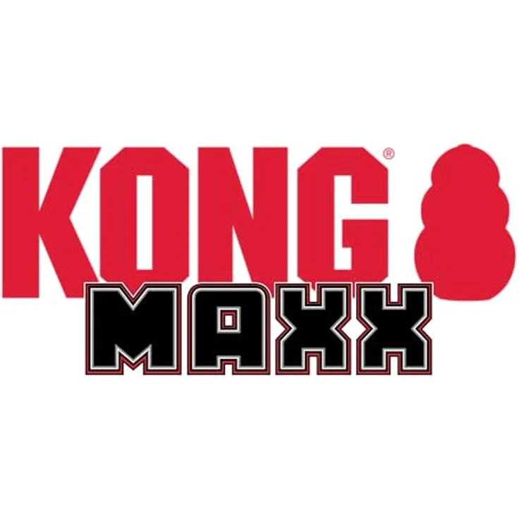 KONG Maxx Ballistic Hundespielzeug Hai, 2-lagig und robust, Größe M, durchstichfest mit Quietscher – Bild 5