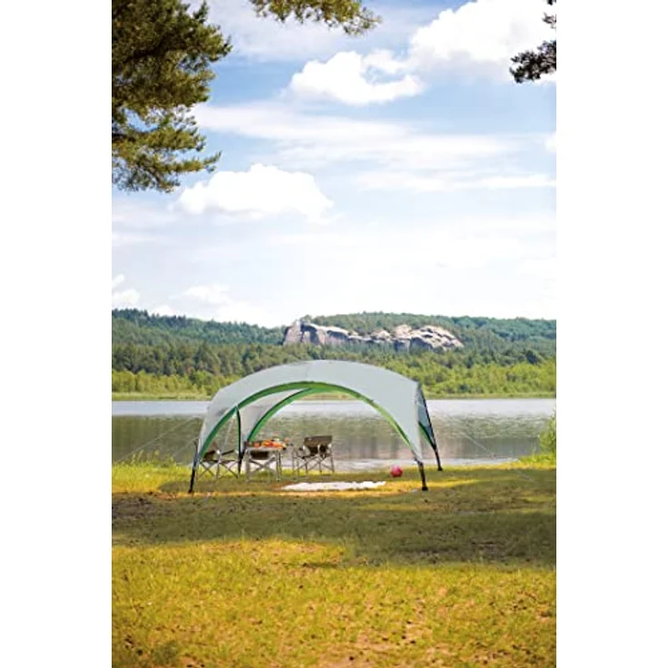 Coleman Event Shelter Pavillon, Regen- und Sonnenschutz Gartenpavillon für Partys, Strände, Festivals, Sportveranstaltungen oder Campingplätze, Stabile Stahlstangen Konstruktion, Hoher UV- Schutz – Bild 4