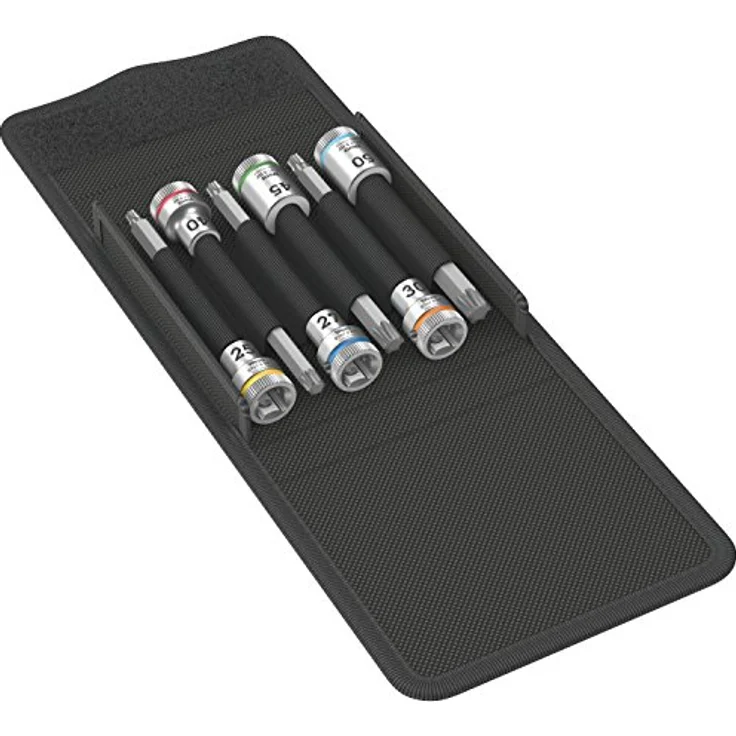 ELC ELC Bit- und Steckschlüsselset Wera Bitnuss-Satz TORX mit Haltefunktion, VDE-Handgriff Turbo für sicheres Arbeiten bei 1000 V – Bild 2