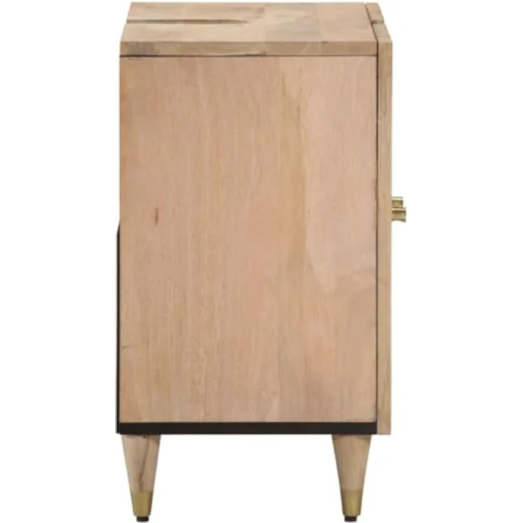 vidaXL Waschbeckenunterschrank 62x33x58 cm Massivholz Mango – Bild 5