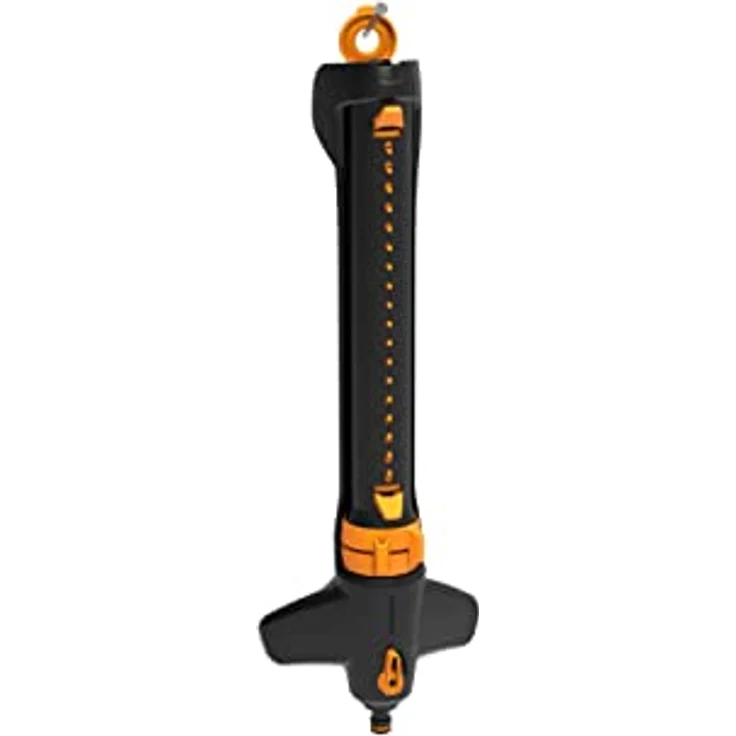 Fiskars Oszillierender Sprinkler, Mit On/Off-Ventil, Universalgröße, Bis zu 17 x 21 m Reichweite, Schwarz/Orange, On/Off, 1027028 – Bild 4