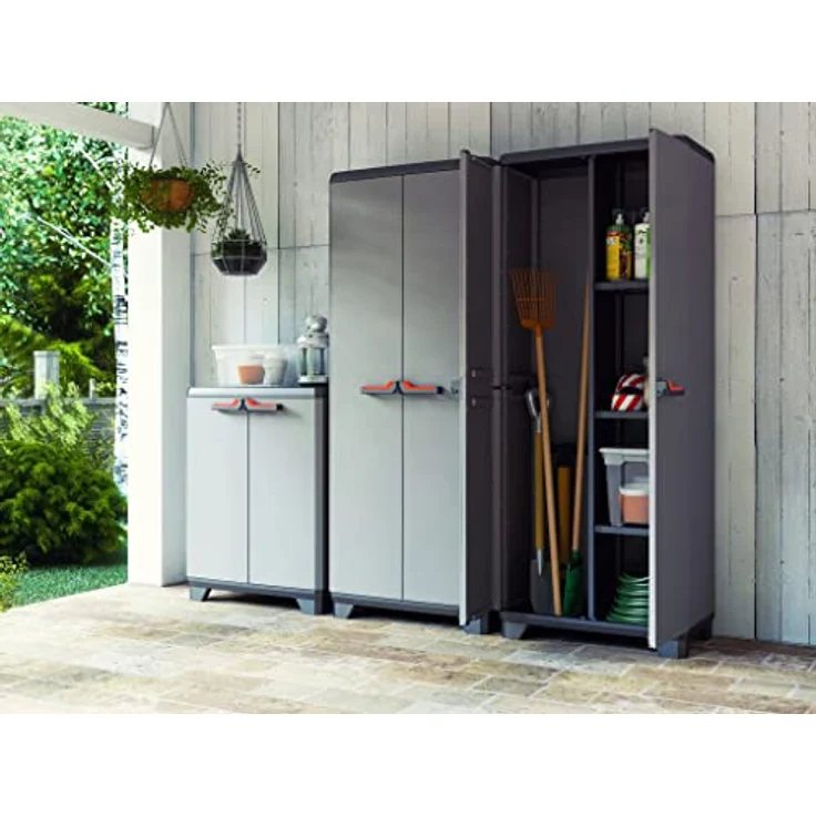 Kis Stilo Allzweckschrank, 68 x 39 x 173 cm (L x T x H), Gartenschrank – Bild 3