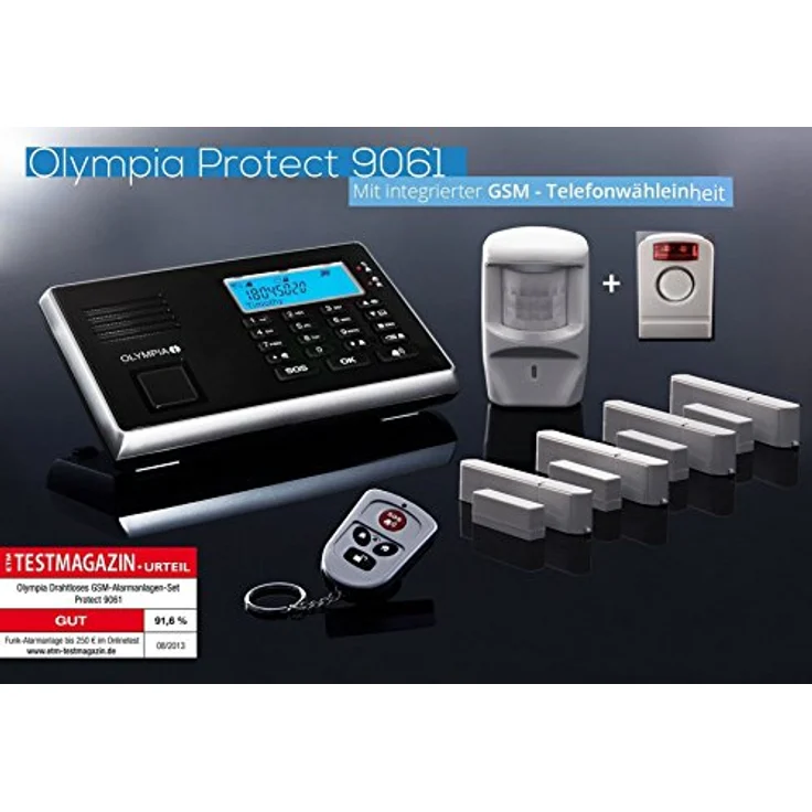 Olympia Protect 9061 GSM Funk Alarmanlage Super-Set mit Außensirene – Bild 4