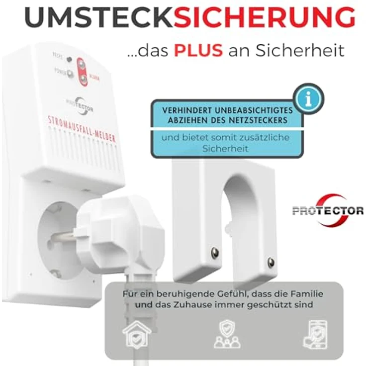 PROTECTOR Stromausfall-Melder SAM 1000 / Stromausfallmelder / Sicherheitstechnik – Bild 3