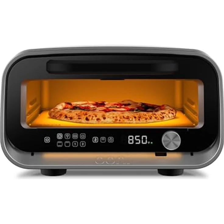 Ooni Volt 2, Elektrischer Pizzaofen mit Pizza Intelligence™, 450°C, kompakt für 13 Zoll Pizzen, schwarz – Bild 2