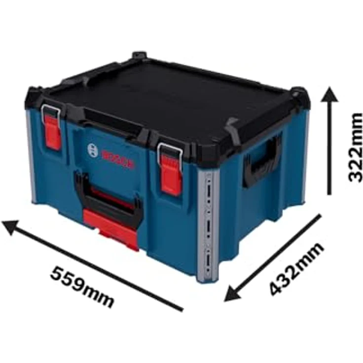 Bosch L-Boxx Contractor 322, modularer Werkzeugkoffer mit schlagfestem Gehäuse und wetterfester Abdichtung IP65 – Bild 4