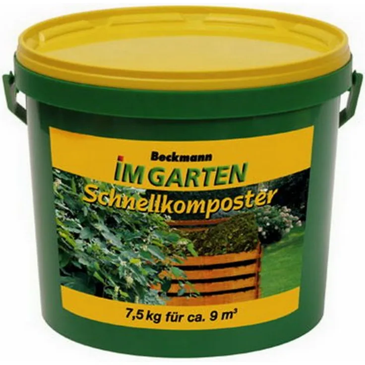 Beckmann Schnellkomposter 4+4+1, 7,5 kg, NPK-Dünger mit Guano zur beschleunigten Kompostierung, 7,5 kg