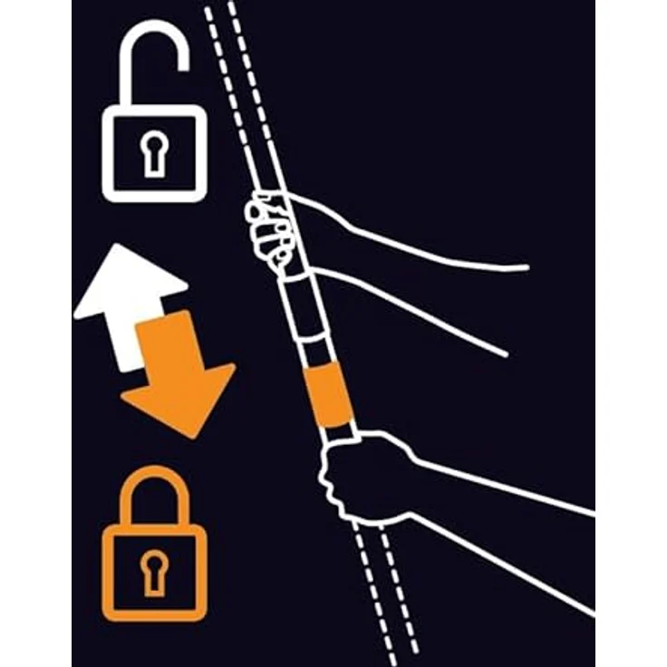 Original Fiskars Universaladapter für die Nutzung aller Gartenwerkzeugköpfe zur Kombination von einem QuikFit Stiel, Länge 17 cm, Kunststoff, Schwarz-Orange, QuikFit, 1000617 - Preisvergleich – Bild 6