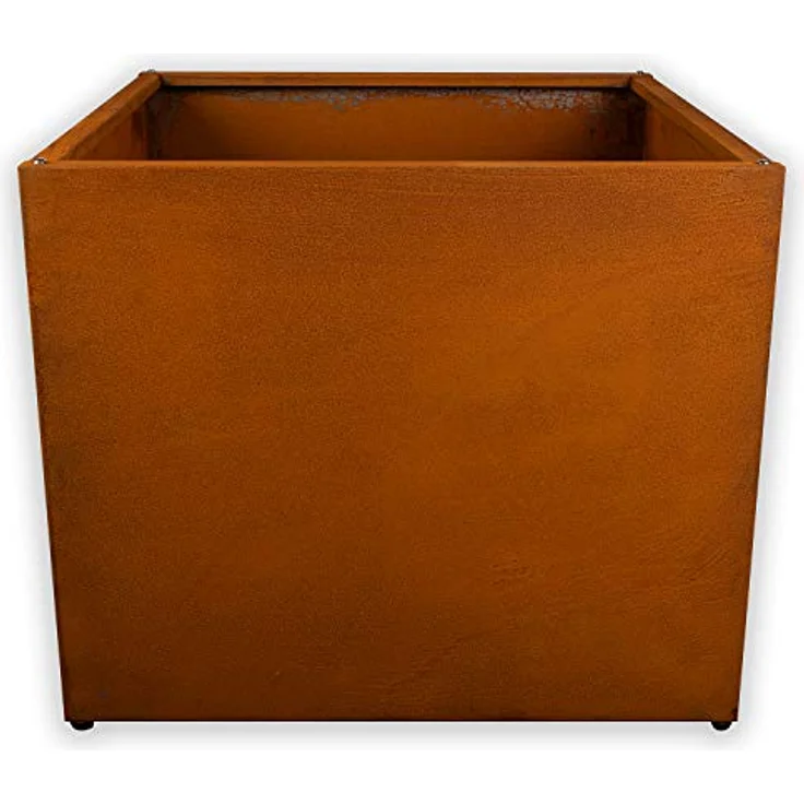 Köhko® Designer Pflanzrahmen (Ohne Boden) aus Cortenstahl als Bausatz QUADER 50x50x40 cm…… – Bild 1