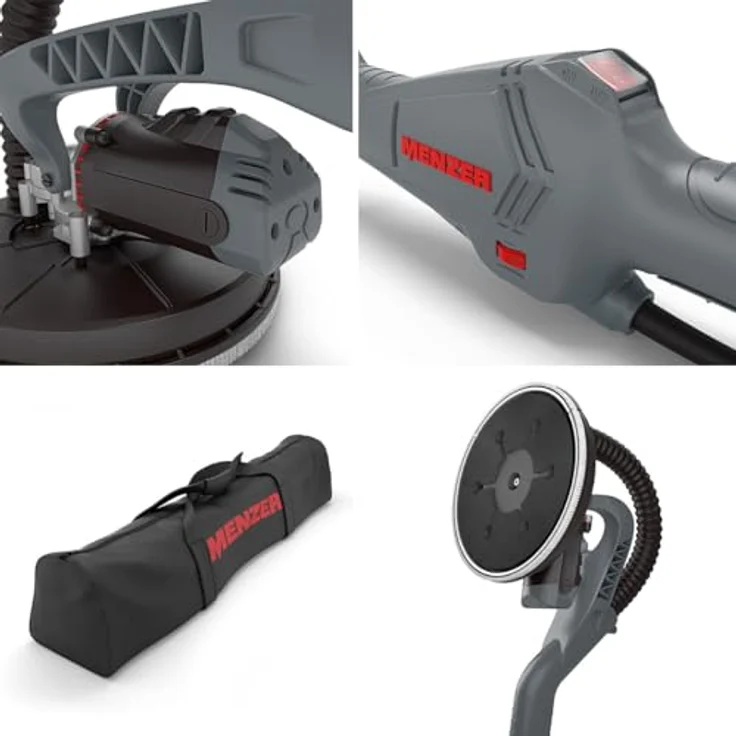 Menzer LHS 225 Vario, Wand- und Deckenschleifer 710 W für Trockenbauarbeiten – Bild 4