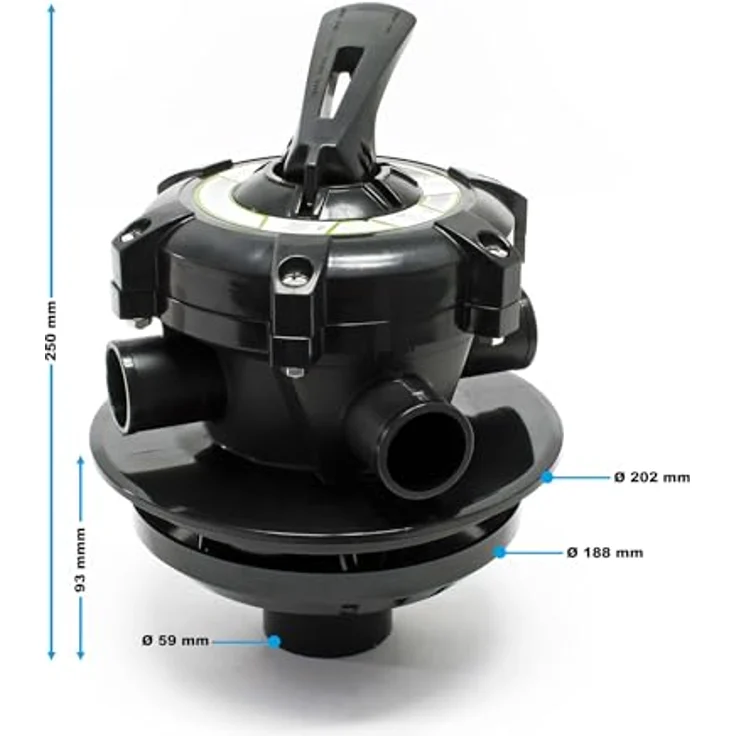 Ersatzteil: Ersatzfilterkopf für Sandfilter Filteranlage Sandfilteranlage Poolfilter Schwimmbadpupe – Bild 5