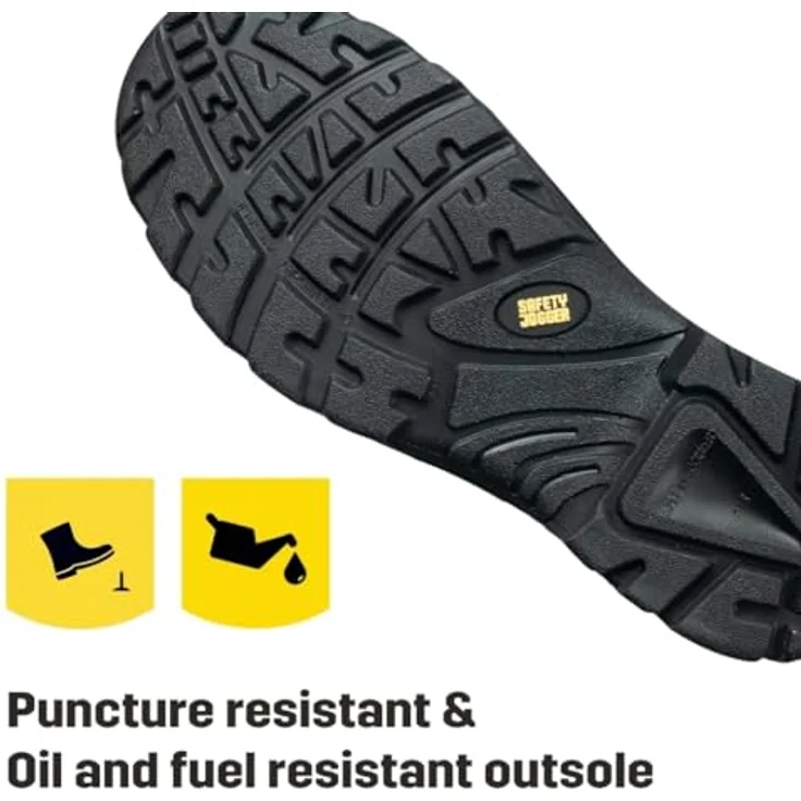 Safety Jogger SafetyJogger Climber S3, Sicherheitsarbeits- schuh mit hohem Komfort und robustem Schutz, schwarz – Bild 5