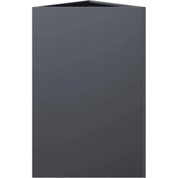 vidaXL Pflanzkübel Anthrazit Dreieckig 50x43x75 cm Stahl, rostbeständig und tief für gesundes Pflanzenwachstum – Bild 5