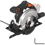 WORX WX526.9 Akku-Kreissäge 20V – 165mm Sägeblatt – werkzeuglose 0-50° Neigungswinkel Einstellung – kompaktes Design – Absaug-Adapter