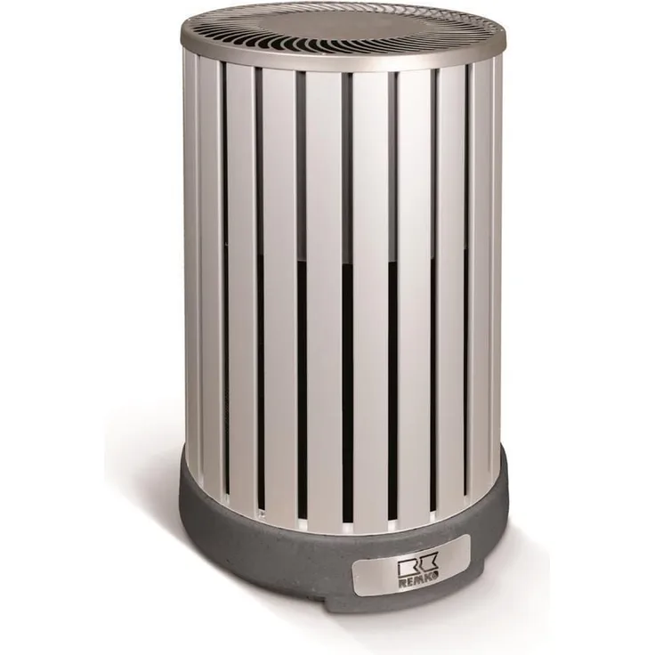 REMKO HTS C Designline ALU AM 255111, Wärmepumpe mit anthrazitfarbenem Naturstein und flüsterleisem EC-Radialventilator