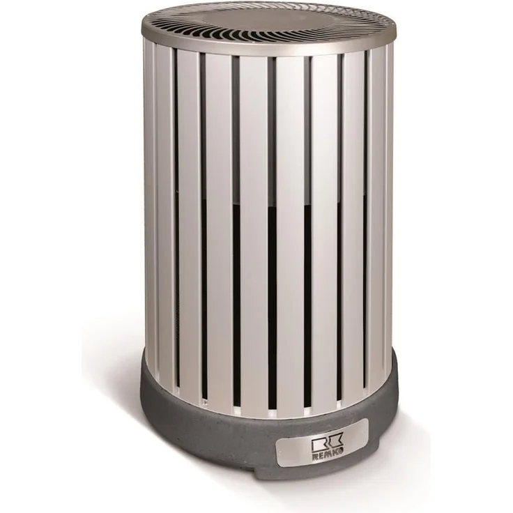 REMKO HTS C Designline ALU AM 255111, Wärmepumpe mit anthrazitfarbenem Naturstein und flüsterleisem EC-Radialventilator