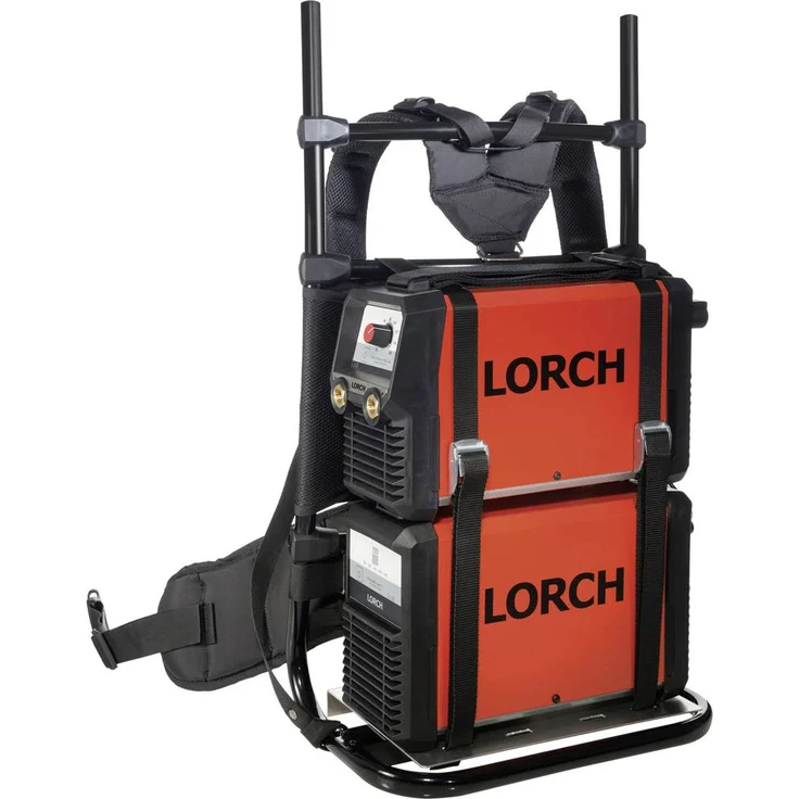 Lorch Weld BackPack Schweißgerät-Rucksack, komfortable Lösung mit Hüft- und Brustgurt für MicorStick 160 Accu-ready und Akku MobilePower 1, inkl. Fernbedienung