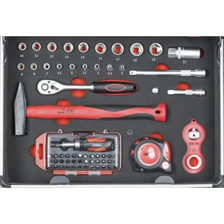 Primaster Werkzeugkoffer 135 tlg Chrom-Vanadium - Preisvergleich – Bild 5
