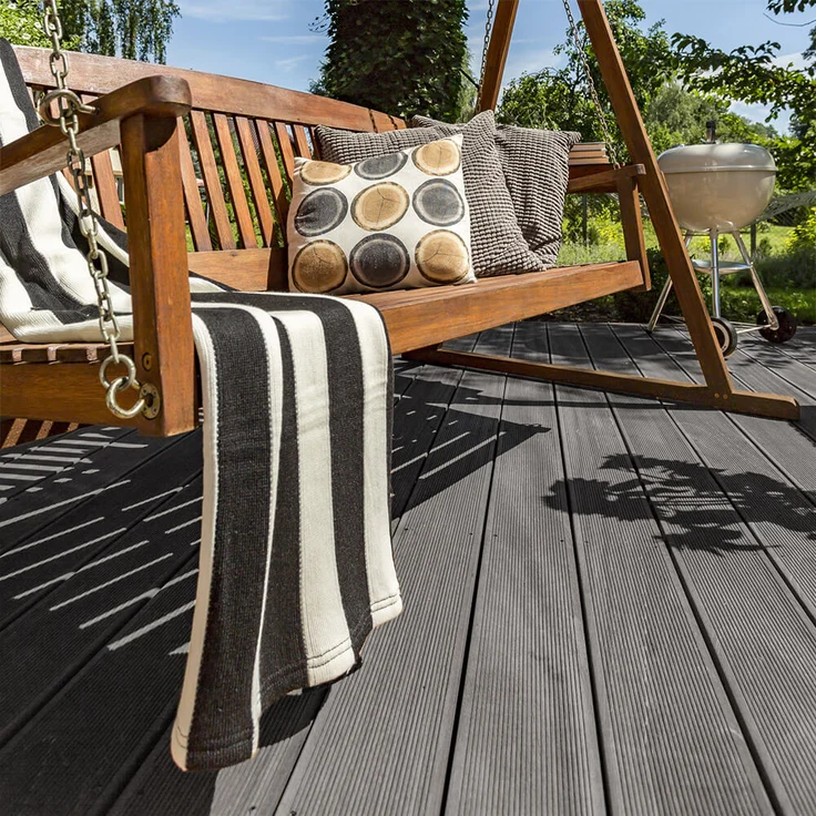 HOME DELUXE WPC Terrassendielen SAMANA - Hellgrau 20m² – Bild 2