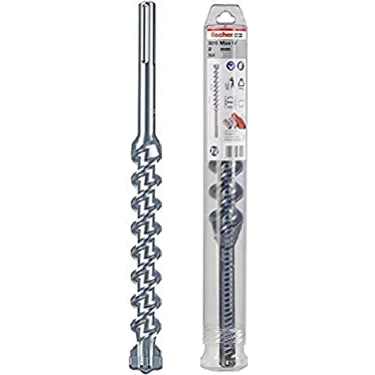 Fischer Bohrer SDS Max IV 25/800/920, vierschneidig mit PGM-konformem Schneideelement und leistungsfähiger Bohrwendel