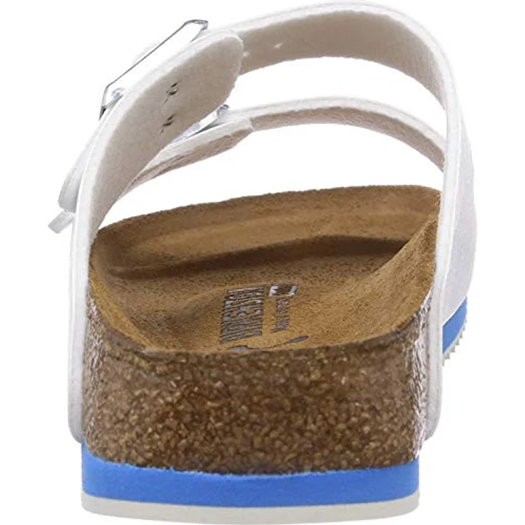 BIRKENSTOCK Professional Arizona - zuecos de Material sintético Unisex, Blanco - Blanc (White Ls White/Blue), 43 – Bild 3