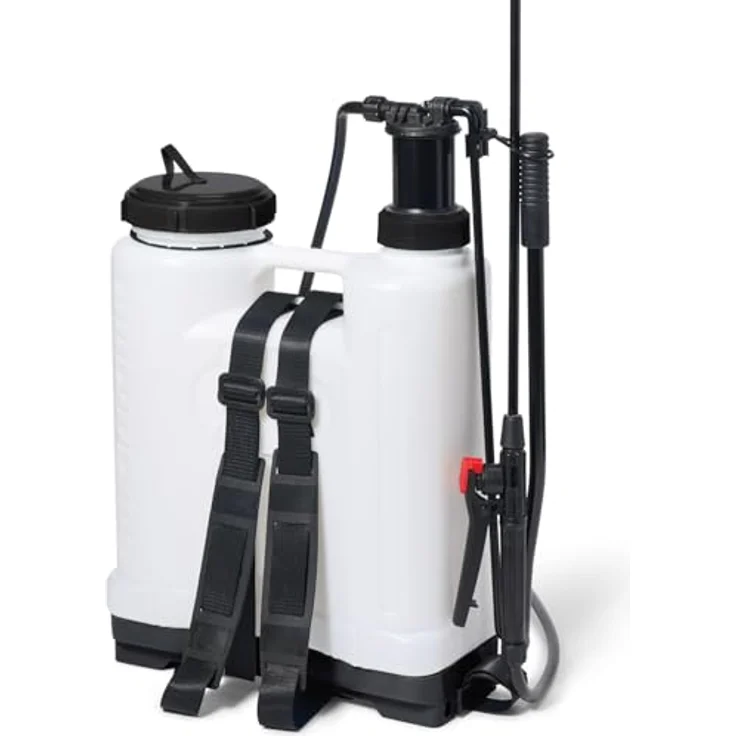 Oregon Rückenspritze 16L, Mehrzweck-Drucksprüher mit ergonomischem Design, Sprühlanze und 4 Düsen – Bild 2