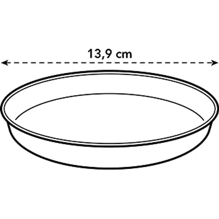 Elho Loft Urban Untersetzer Rund 17 - Untersetzer für Außen & Zubehör - Ø 17.3 x H 2.4 cm - Gelb/Ocker – Bild 3