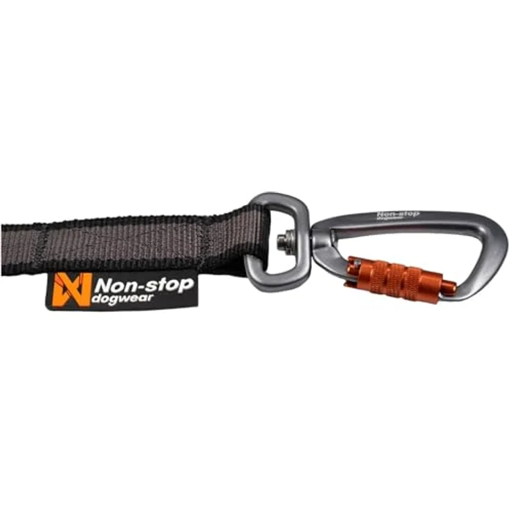 Non-stop dogwear Hundeleine Bungee Touring Leash 3,8m/23mm, reflektierend, für Wanderungen und alltägliche Aktivitäten – Bild 6