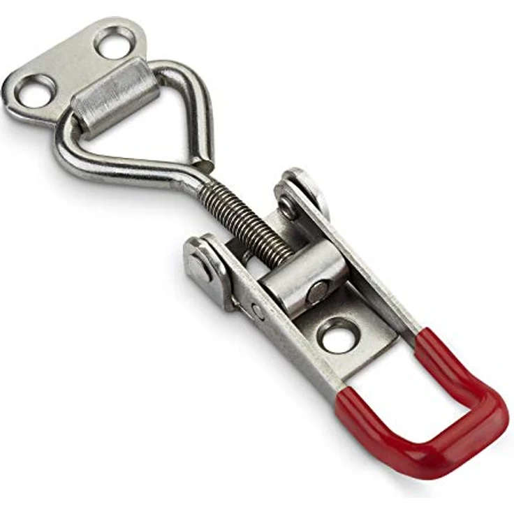 10er Set JUNKER Spannverschluss M5 (Haltekraft 165kg) Edelstahl SS304 verstellbare Halteklaue – Bild 2