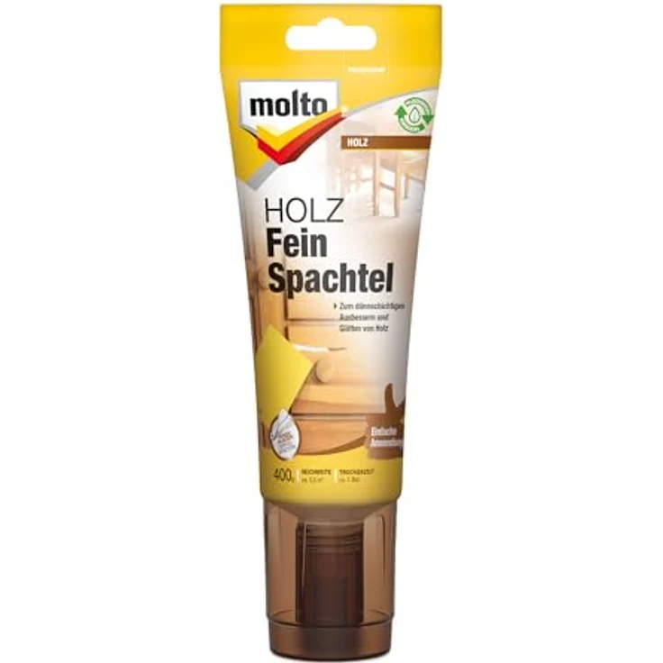 Molto Holz Fein Spachtel 400g Ausbessern und Glätten – Bild 2