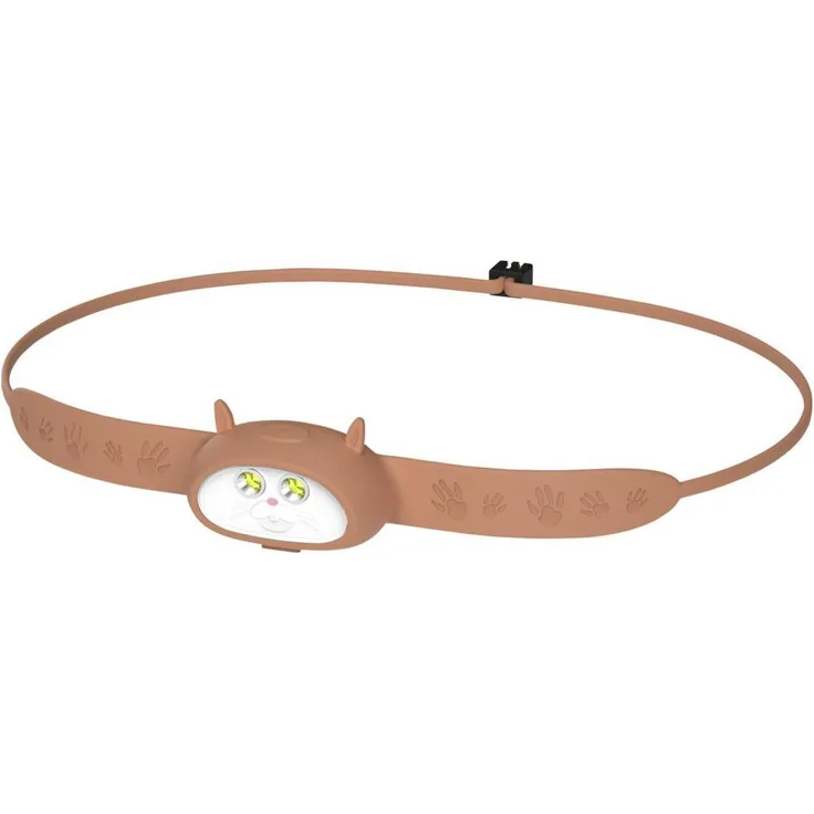 Ansmann Silikon Headlight Hamster, Kids-Stirnlampe mit 600 mAh Akku, bis zu 100 Lumen, Leuchtdauer max. 12 Std.