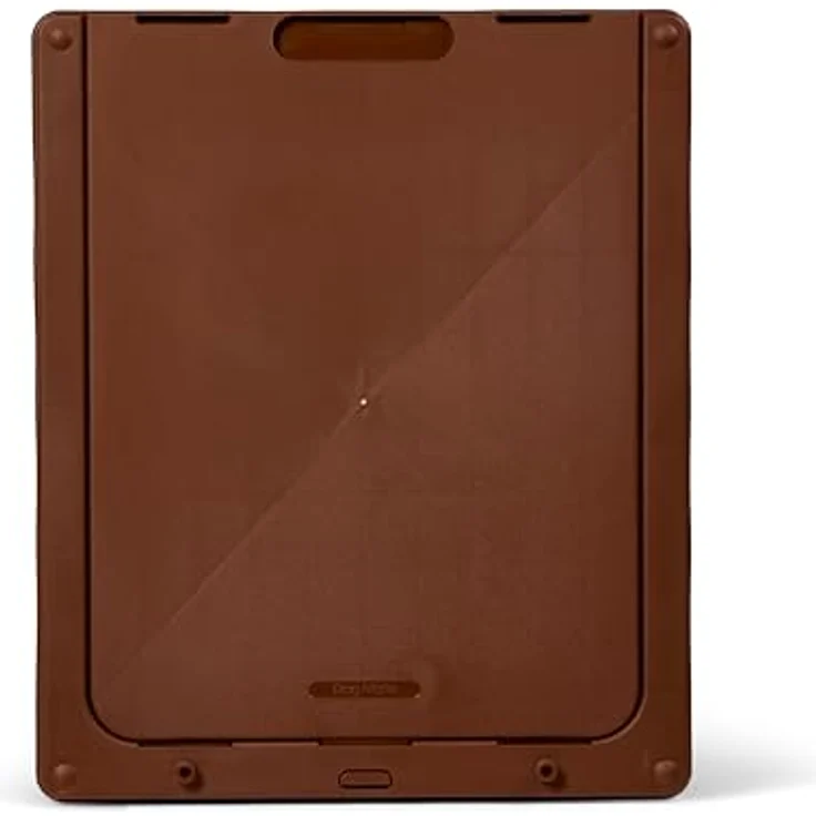 Kerbl Dog Mate® 2-Wege Hundetüre XL, Haustierklappe mit Magnetverschluss, braun, für große Hunde bis 630 mm Schulterhöhe, 366 x 441 mm – Bild 6