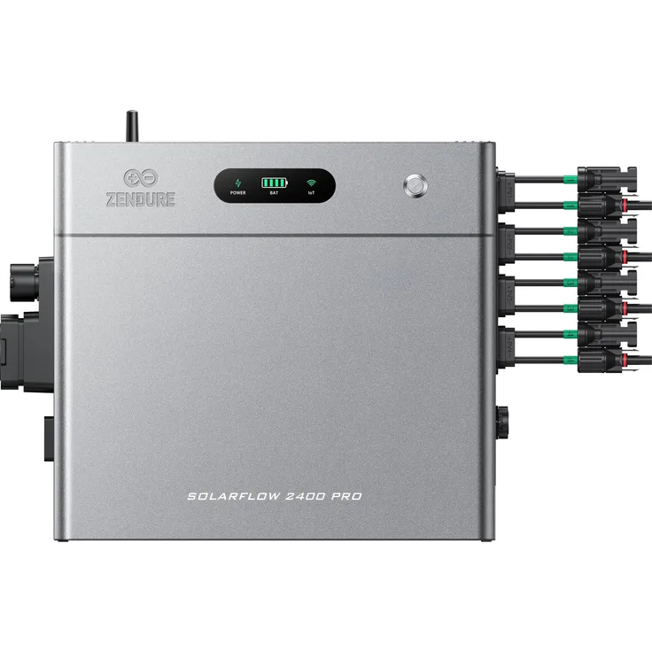 Zendure SolarFlow 2400 Pro, modularer Solarspeicher mit 1x AB3000L Zusatzspeicher, 2400 W bidirektionaler Wechselrichter, IP65 wetterfest