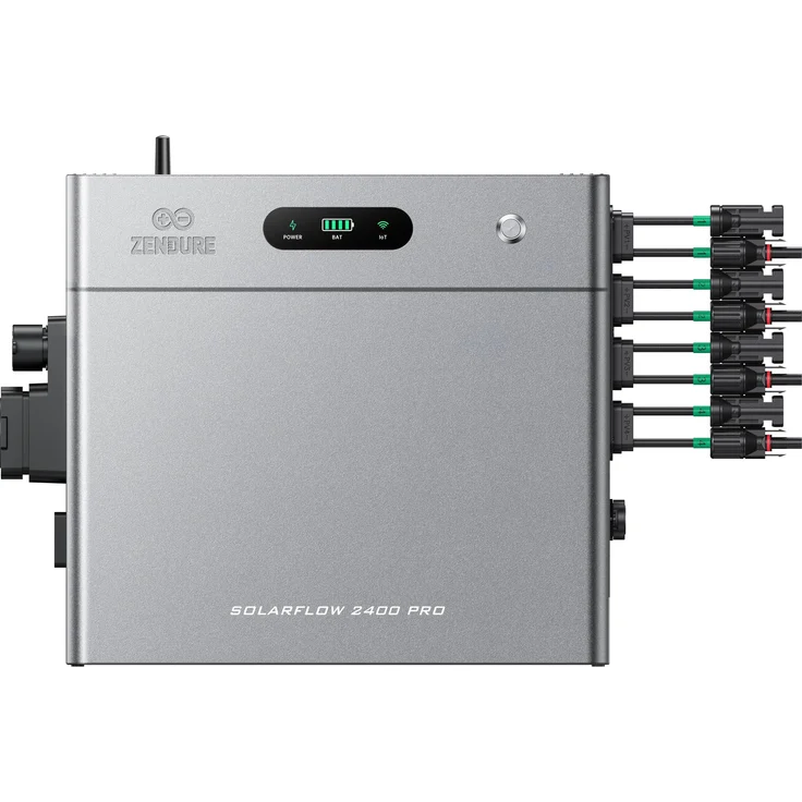 Zendure SolarFlow 2400 Pro, modularer Solarspeicher mit 1x AB3000L Zusatzspeicher, 2400 W bidirektionaler Wechselrichter, IP65 wetterfest
