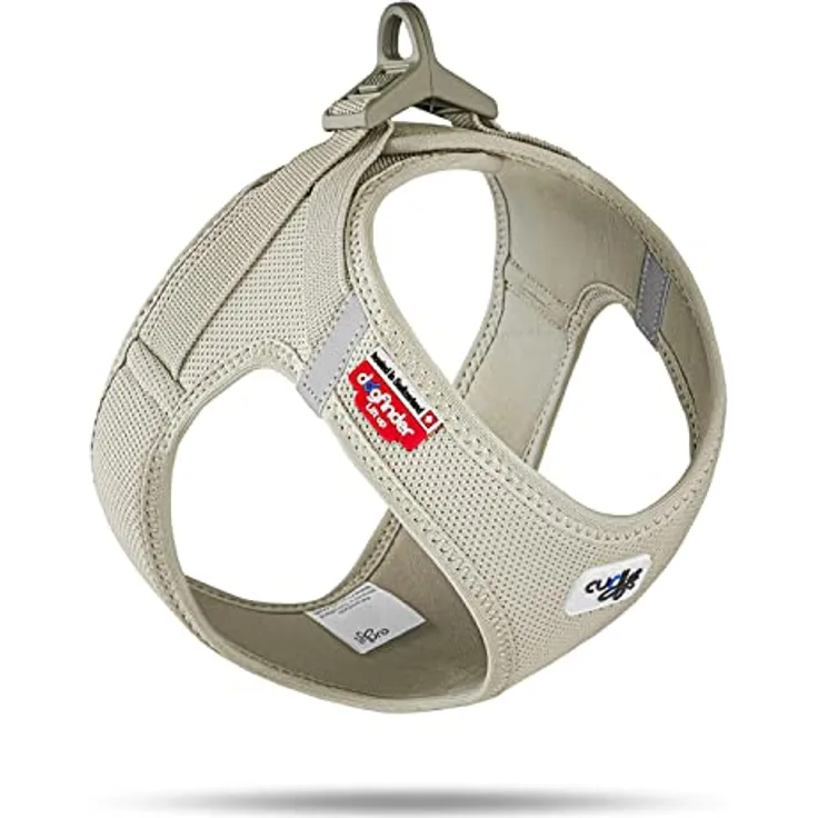 Vest Harness curli Clasp Air-Mesh Light-Tan 3XS