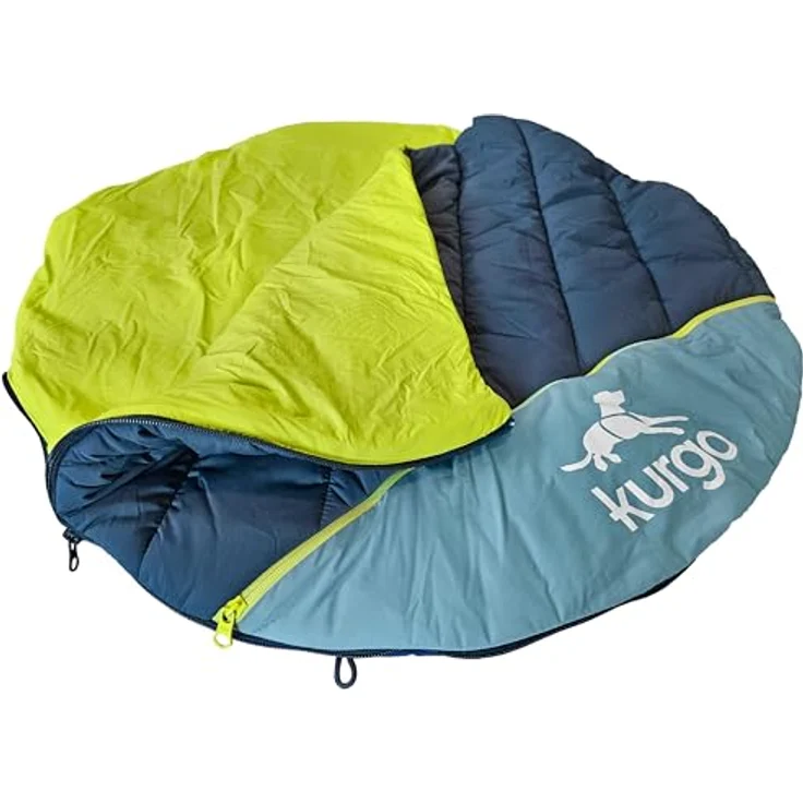 Kurgo Pup Sack, Hundereisebett für draußen, Haustierschlafsack für Camping und Wandern, wasserfest, 76 cm, M – Bild 1