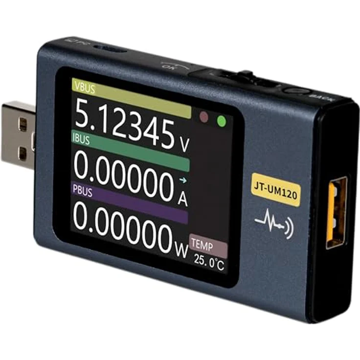 Joy-it Multimeter JOY-IT USB-Multimeter, JT-UM120 - Digitales Allround-Multimeter mit USB-Anschlüssen – Bild 5
