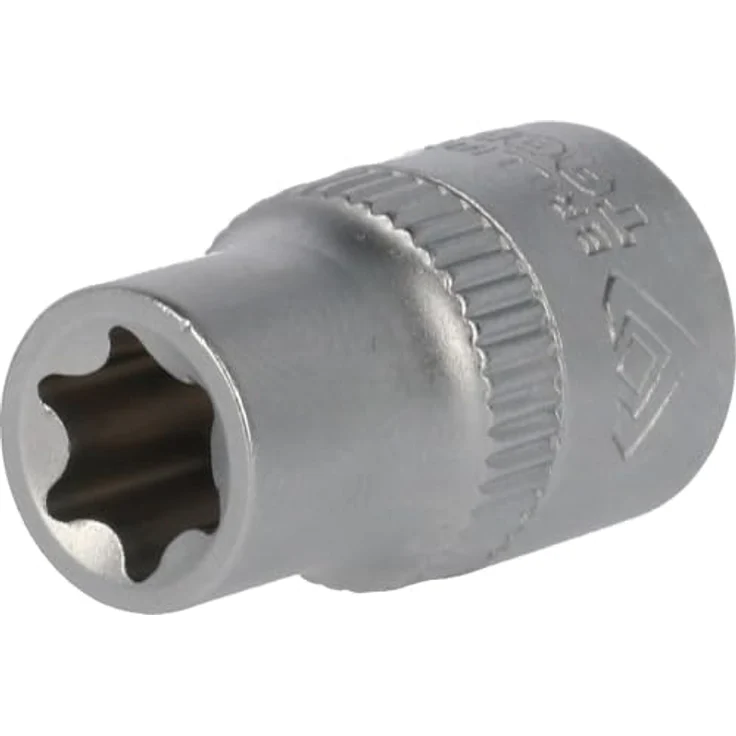 Brilliant Tools BT021836, Bit- und Steckschlüsselset 3/8" Torx-E Stecknuss E11, Chrom-Vanadium-Stahl, matt verchromt, 28 mm Länge – Bild 1