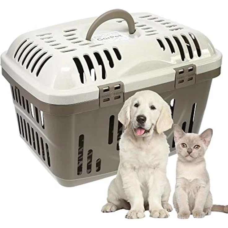 Transportbox Oben Öffnen Hunde Katzen Kleintier Transport Box Katzenbox Hundebox Open Top Stressfrei Dachöffnung – Bild 1