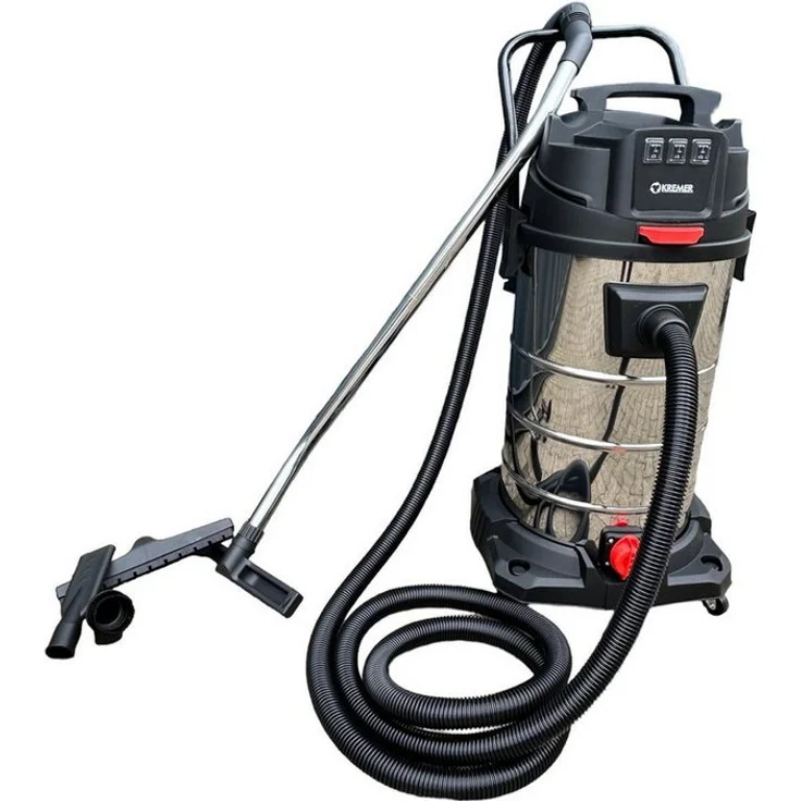 DeTec. Nass-Trocken-Sauger Industriestaubsauger 3000W, 100-Liter-Edelstahltank - Preisvergleich – Bild 1