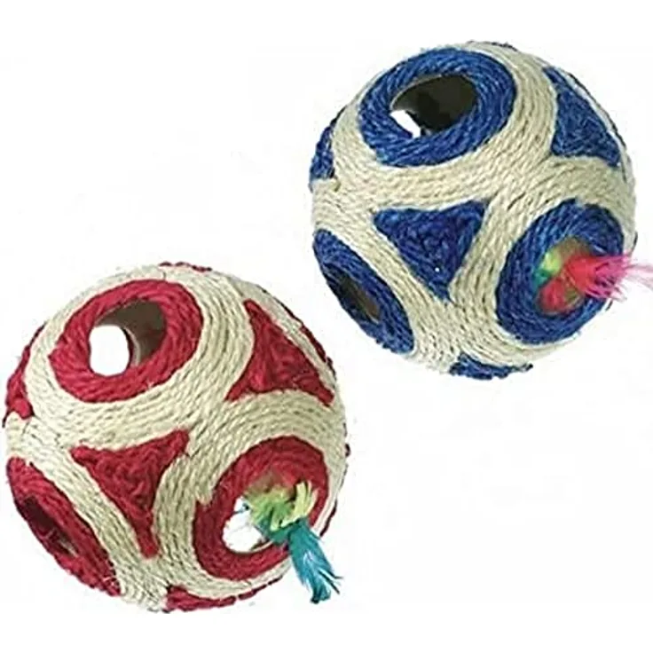 Karlie K&F Sisal Glocke + Catnip, 11 cm