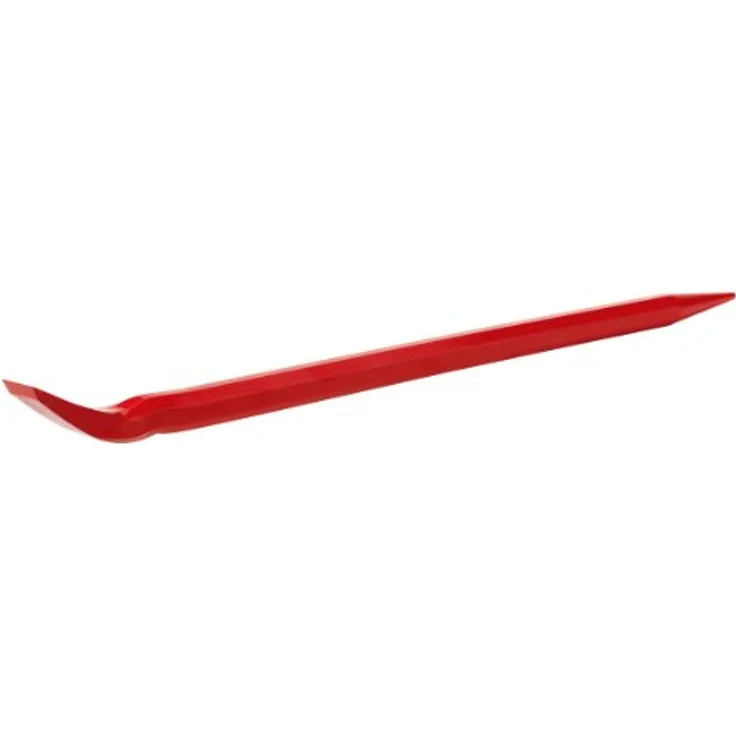 Rennsteig Montiereisen (Montierhebel, Richteisen), 400mm x 16mm, 6-Kant - Spezialstahl pulverbeschichtet, rot – 2734002